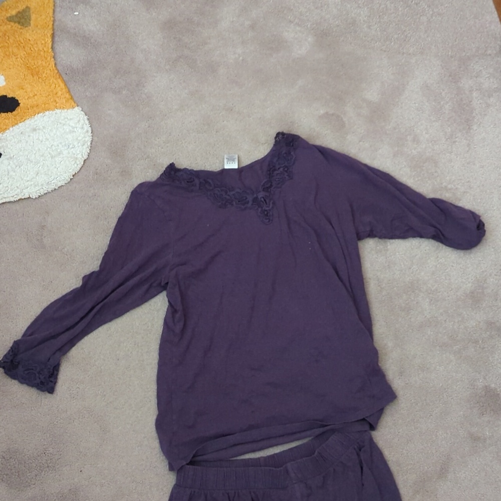 Lace pajama set